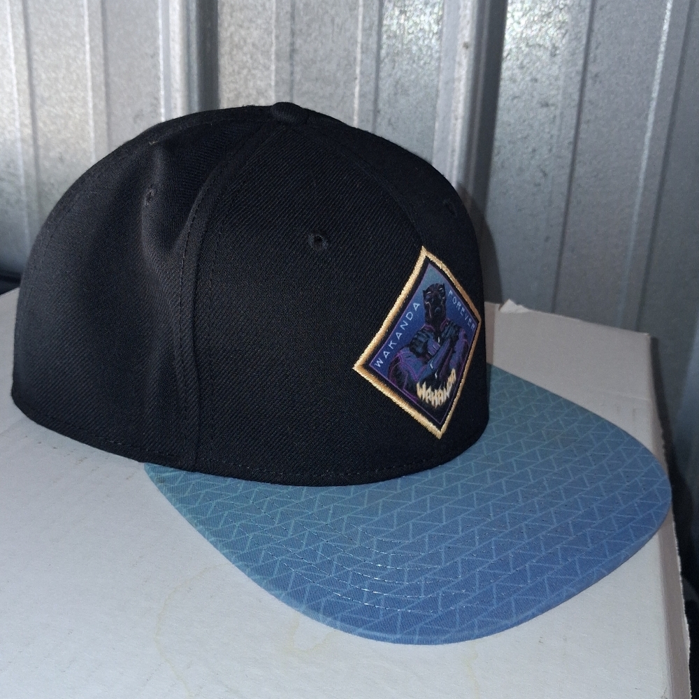Black Panther Marvel Studios Comic Hat Adjustable… - image 7
